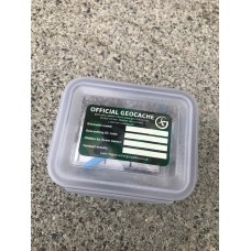 "Lock and lock" Cache container 200ml (with log book sheet and pen)